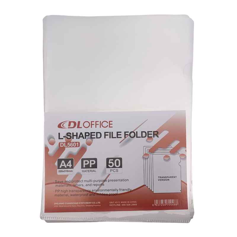 [E3393] Folios transparentes A4, PP grueso ,bolsa x50