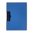 Carpeta A4 de plástico con sujetador, varios colores