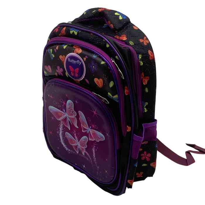 [E3407] Mochila infantil, frente con relieve, varios diseños