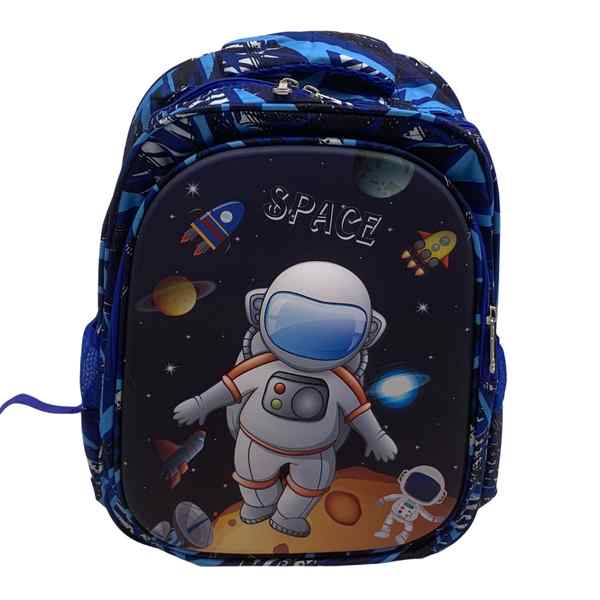 [E3408] Mochila infantil, frente con relieve, varios diseños