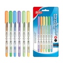 Lapicera de gel x6, NEGRO, punta 0.5, en blister BEIFA