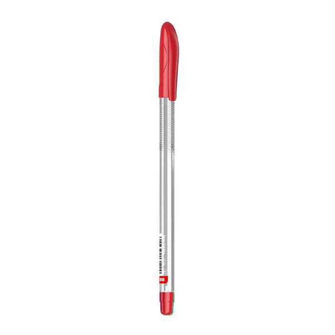 [E3548B] Lapicera semigel x12, ROJO, punta fina, en caja, BEIFA