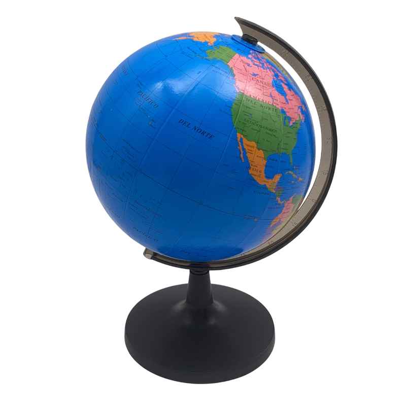 [E3609] Globo terráqueo 18.2cm, de plástico, en caja