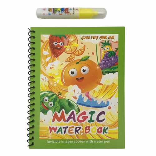 [E3659] Libro para colorear con marcador mágico de agua, en bolsa, varios diseños