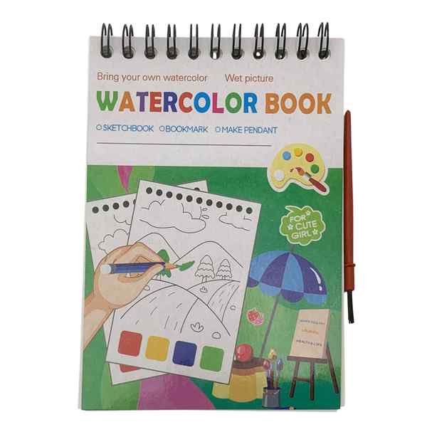 [E3660] Libro para colorear con acuarelas, en bolsa, varios diseños