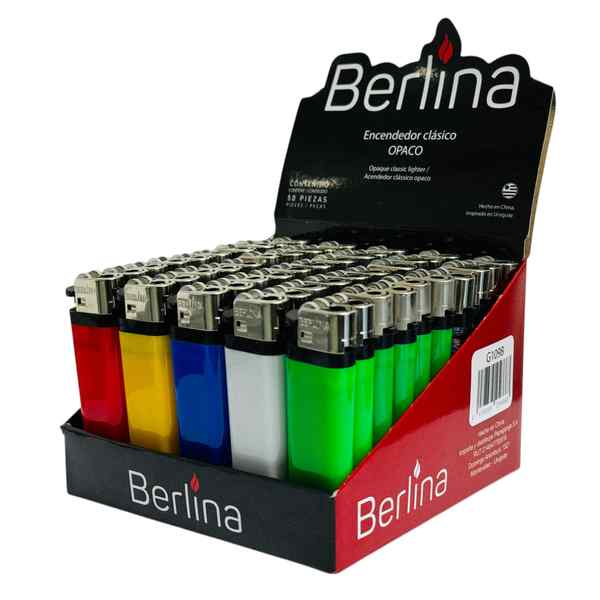 [G1098] Encendedor opaco Berlina, CAJA x1000