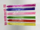 Moñitas para armar medianas 34x1,6cm, paquete x200 mismo color, varios colores