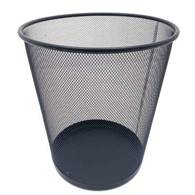 Papelera de metal, grande