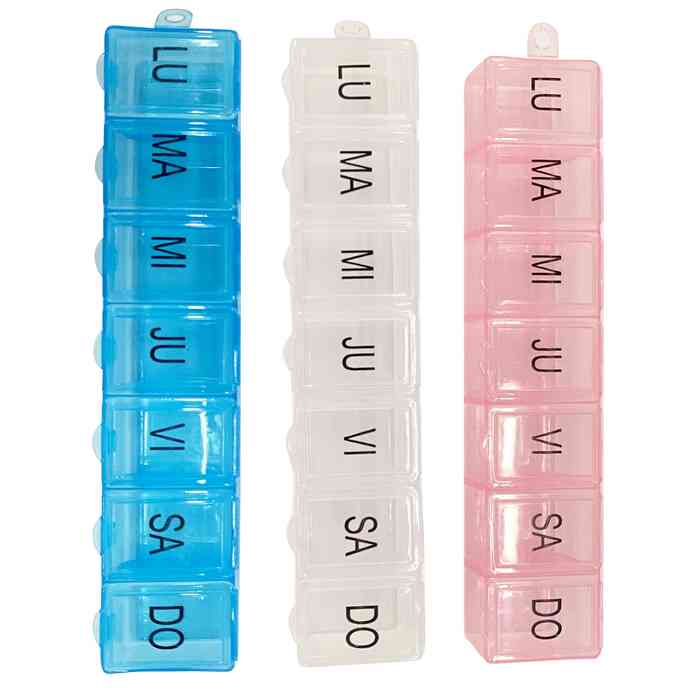 [G1311] Pastillero 7 días, PACK x12