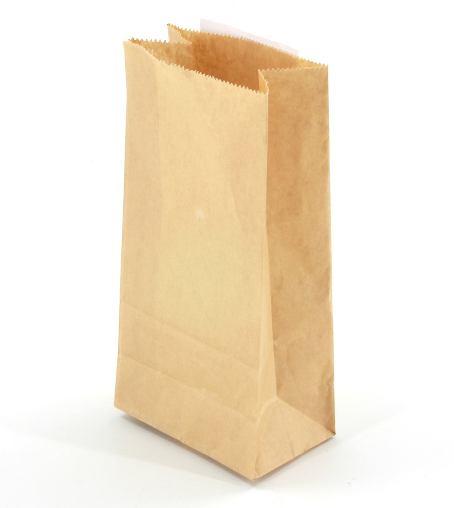 Bolsa de papel marrón chica, PACK x50