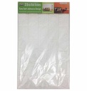 Revestimiento adhesivo para pared, color BLANCO