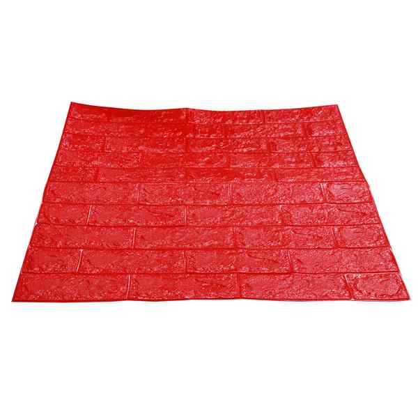 Revestimiento adhesivo para pared ROJO