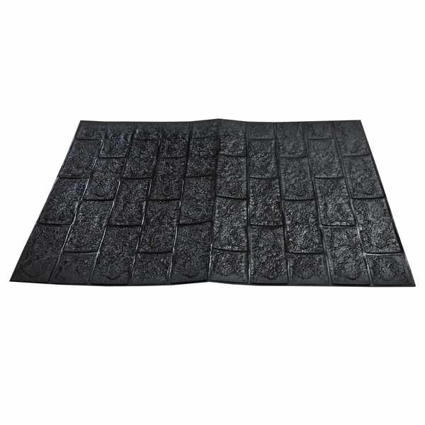 [G1770F] Revestimiento adhesivo para pared NEGRO