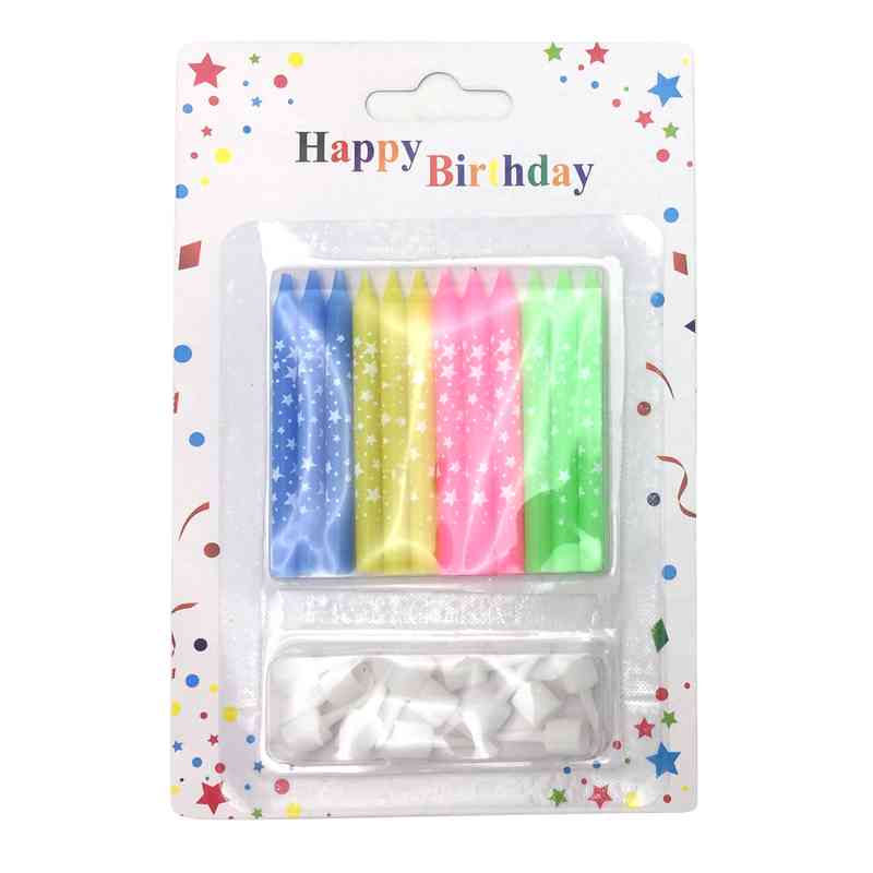 [G2153] Velitas de cumpleaños x12 en blister, CAJAx24