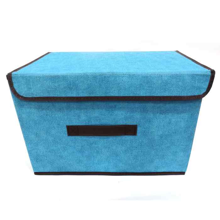 [G2245] Caja organizadora de TNT, plegable con cierre de velcro, varios colores