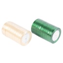 Cinta de tela satén x10 rollos, varios colores