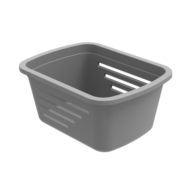 [G2308GR] Caja organizadora de plástico SOPRANO 1.5L GRIS