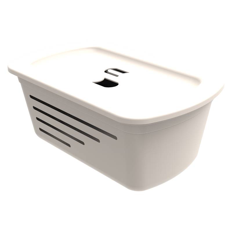 [G2311BG] Caja organizadora de plástico con tapa SOPRANO 5L BEIGE