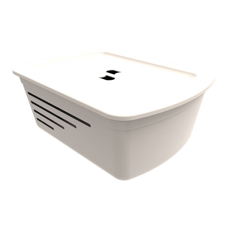 [G2312BG] Caja organizadora de plástico con tapa SOPRANO 15L BEIGE