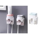 Dispensador de pasta dental con soporte para cepillos