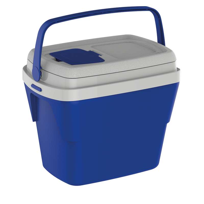 Conservadora térmica SOPRANO TROPICAL 28L, con tapa de acceso rápido, AZUL