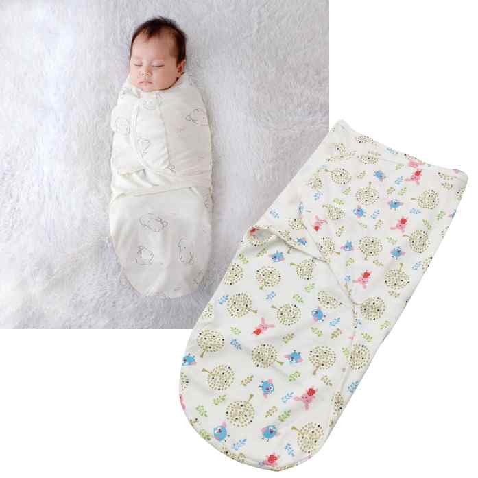 [G2497] Manta envolvente swaddle para bebé de algodón, varios diseños de nena