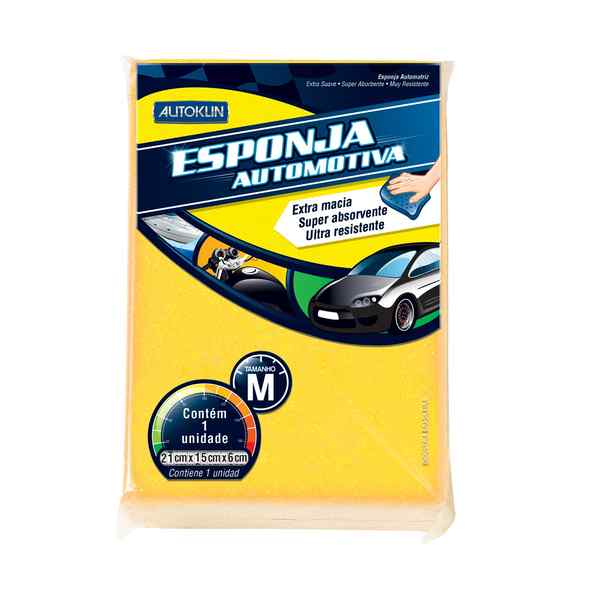 Esponja para auto mediana, AUTOKLIN