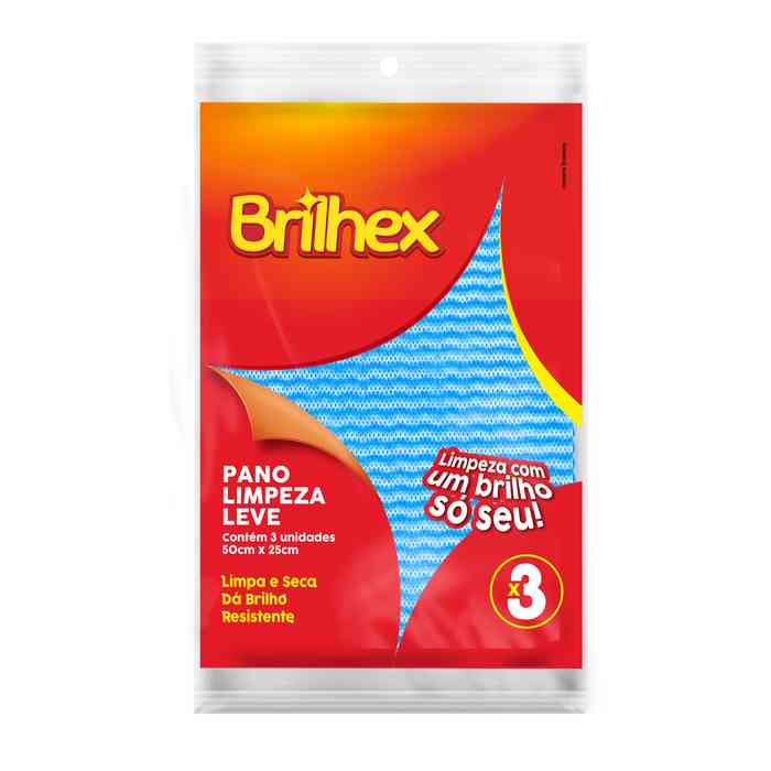Paño multiuso x3, BRILHEX, en bolsa