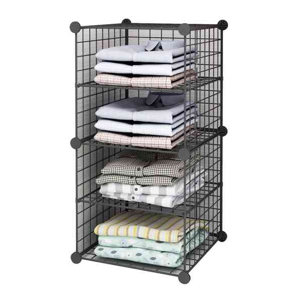 [G2593] Mueble estantería de metal, 4 estantes, en caja