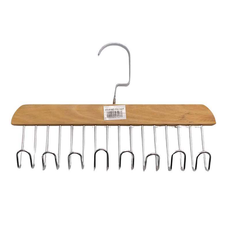 Percha de madera para corbatas