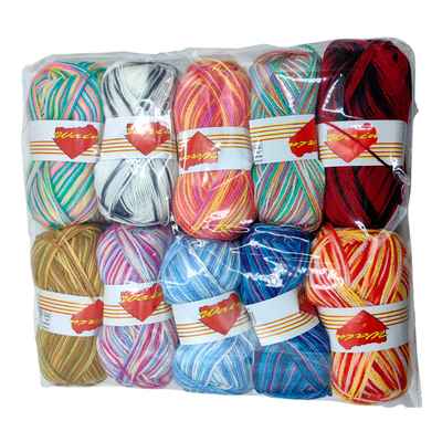 Lana acrílica ovillo 100g 3.25mm, PACK x10