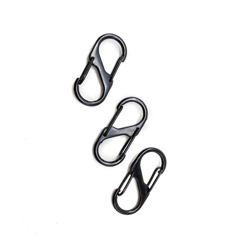 [G2715] Llavero de metal gancho doble PACK x12