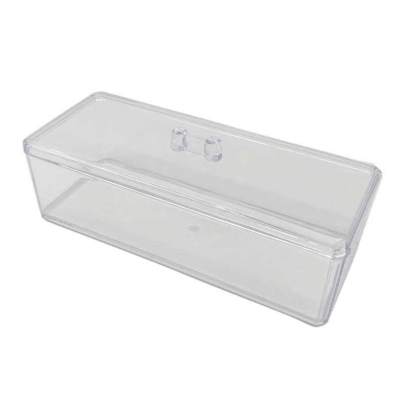 [G2736] Organizador de acrílico para cosméticos, con tapa, en caja