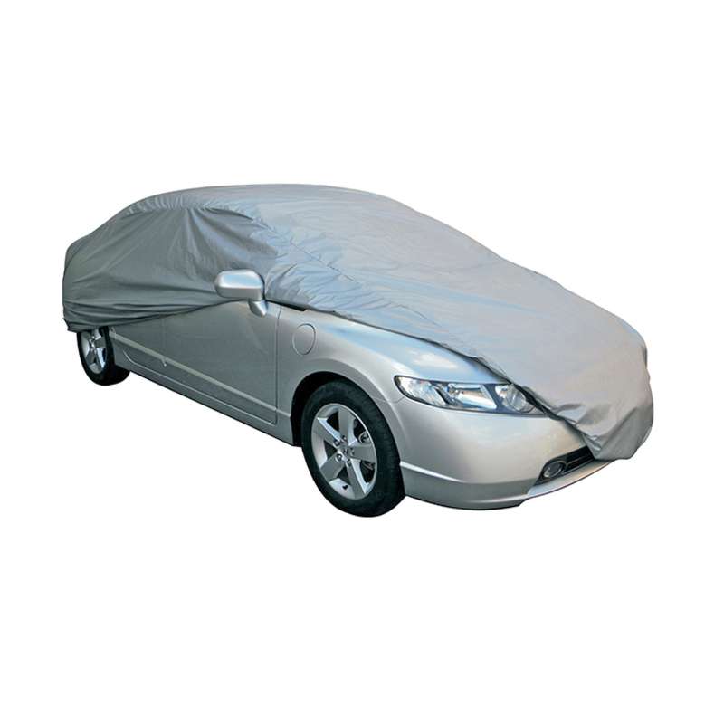 [G2759] Funda protectora para auto de PEVA, talle M, en bolsa