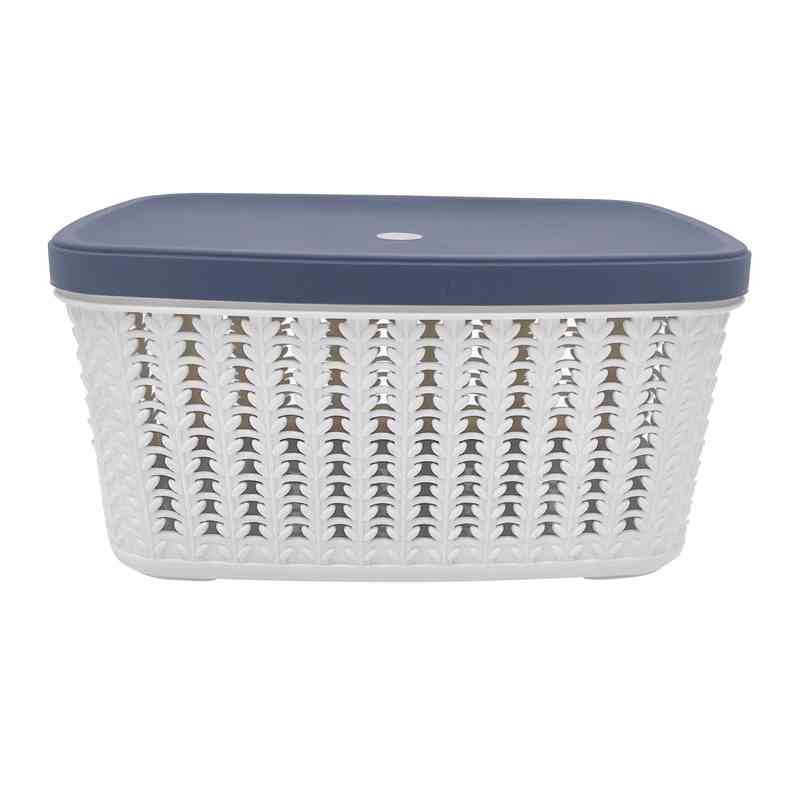 [G2822] Caja organizadora de plástico con tapa, varios colores de tapa