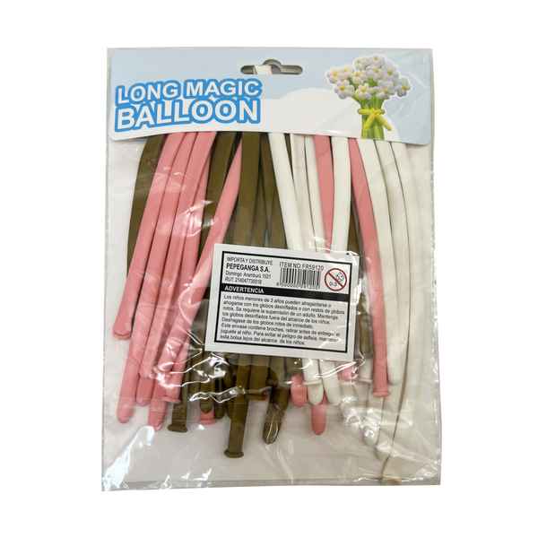 Globo largo, bolsa x24
