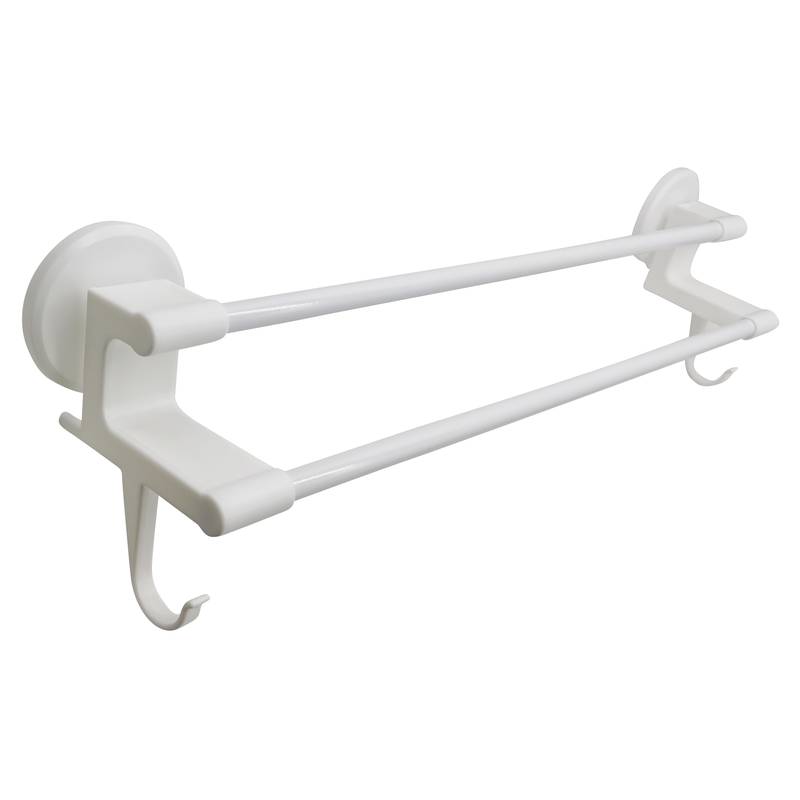 Soporte para toalla doble, autoadhesivo, en caja