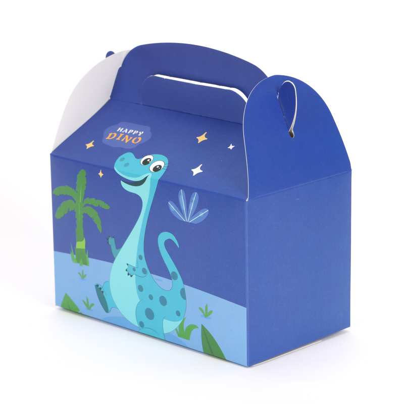 [G2879] Bolsa de regalo o sorpresitas de cartón PACK x12, diseños dinosaurios