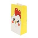 Bolsa de regalo o sorpresitas sobre con stickers, PACK x12, en bolsa varios diseños granja