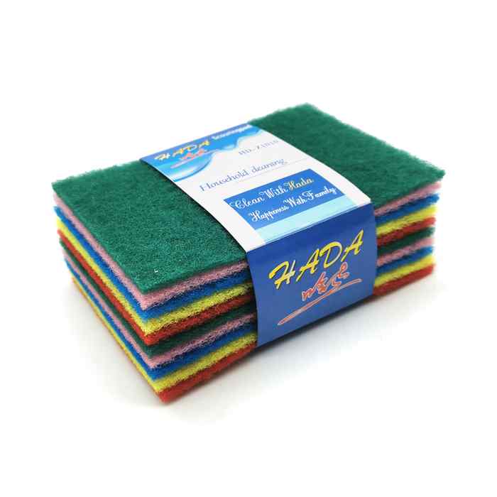 [G2931] Esponja de cocina x10, colores surtidos, en cartón