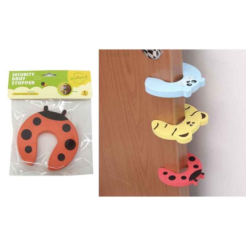 [G2935] Protector tranca para puertas de EVA, varios animales, en bolsa