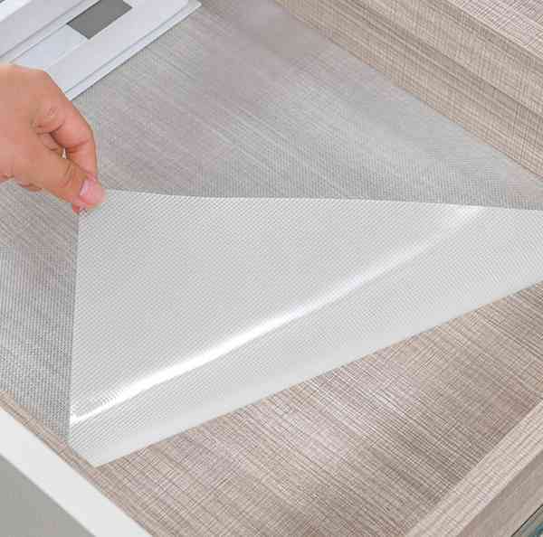 Revestimiento de EVA en rollo texturado, ideal para forrar estantes o cajones