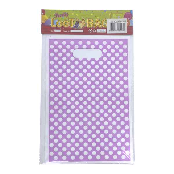 Bolsa de regalo o sorpresitas x10, lunares, en bolsa