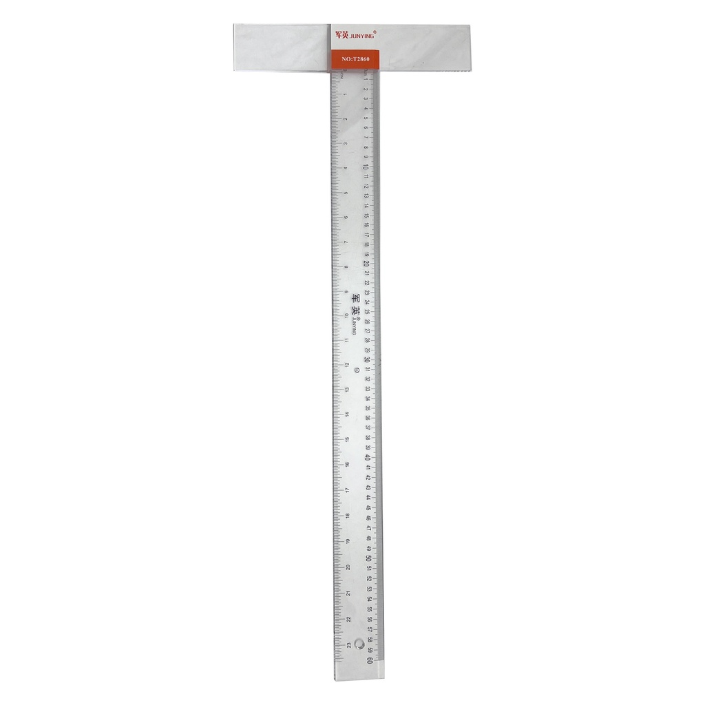 Regla T de acrílico, 60cm en estuche de PVC