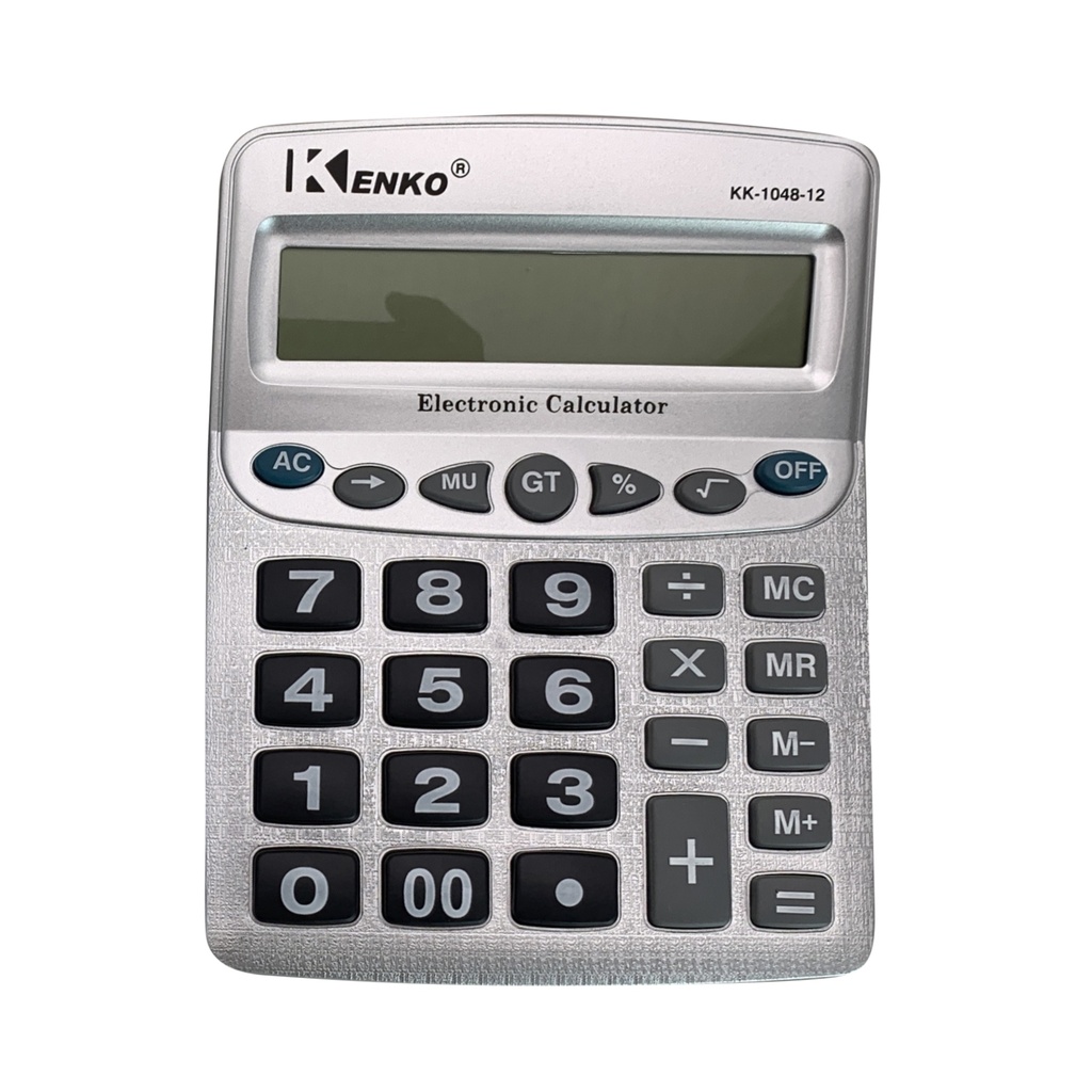 Calculadora de mesa, KENKO, 12 dígitos, 1AA, en caja
