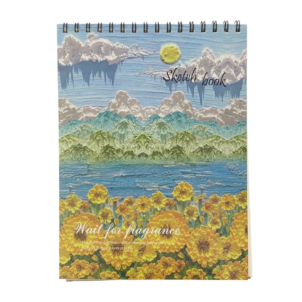 Block de dibujo A4, 50 hojas 180gr, para acuarela