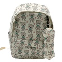 Mochila infantil, con cartuchera 1 bolsillo frontal y 2 bolsillos laterales, varios diseños