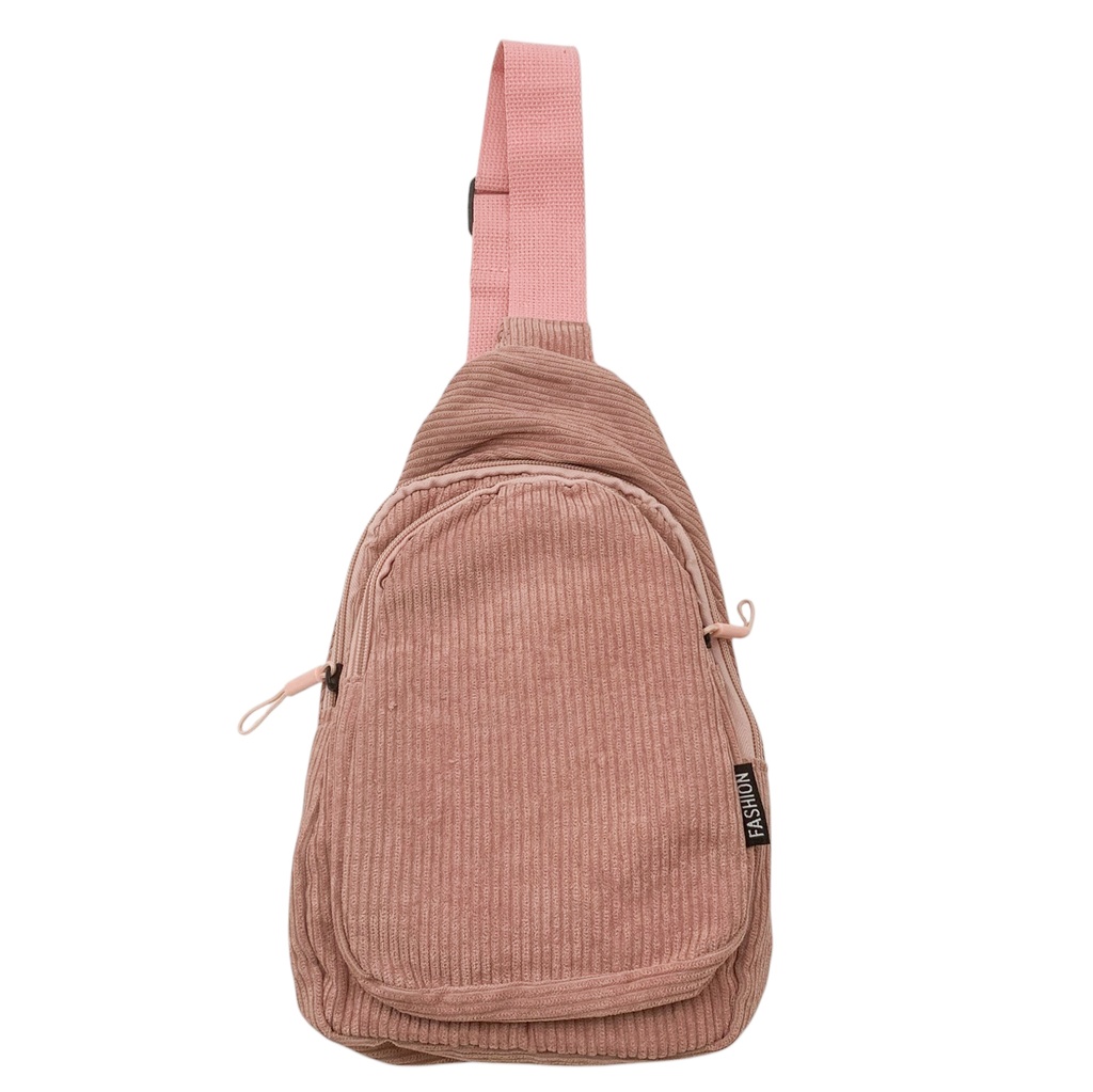 [E3832] Mochila bandolera, de tela, varios colores
