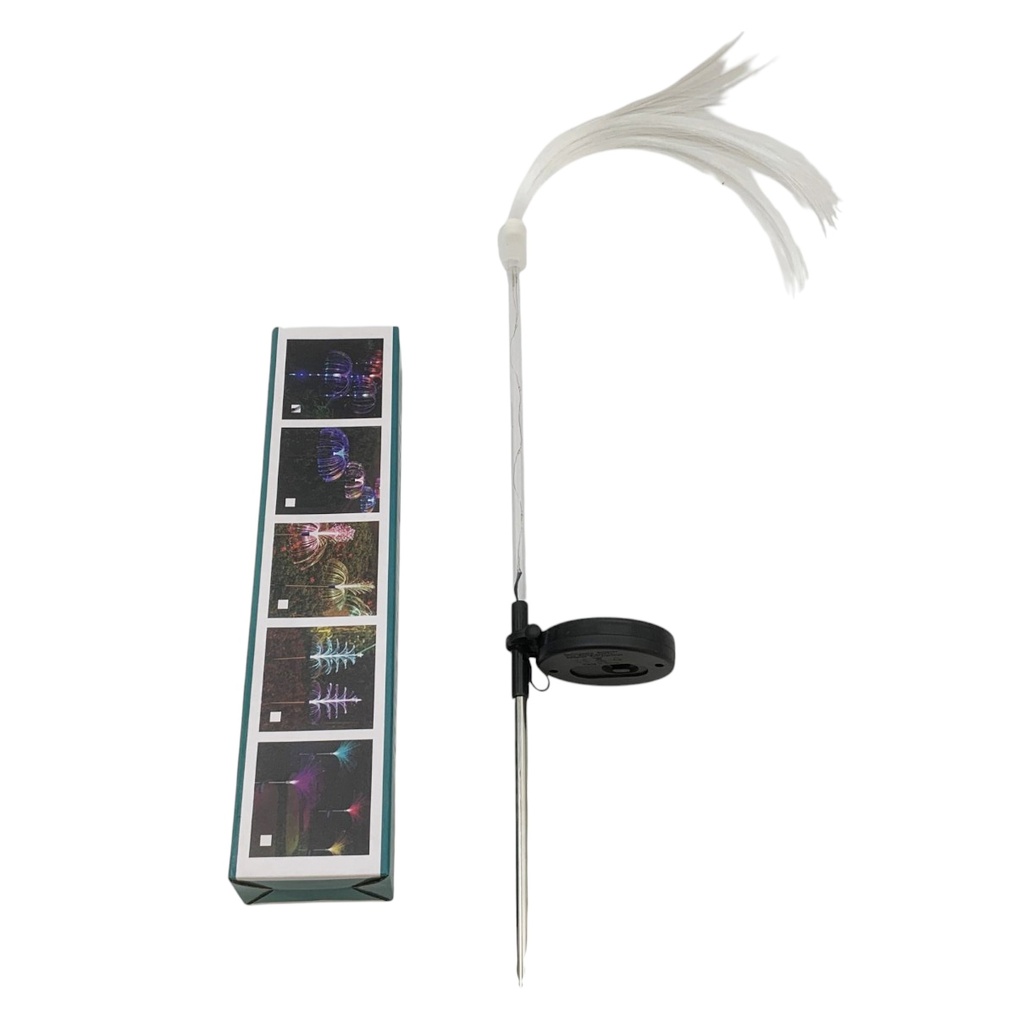 [G3925] Lámpara led pincho para jardín, recarga solar, de colores