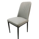 Silla de hierro y PU con respaldo, varios colores